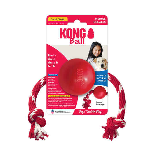 KONG Ball with Rope