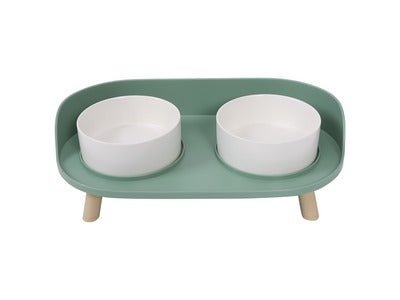 M-PETS Altitude Double Raised Pet Bowl