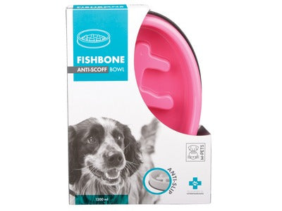 M-PETS Fishbone Slow Feeding Bowl