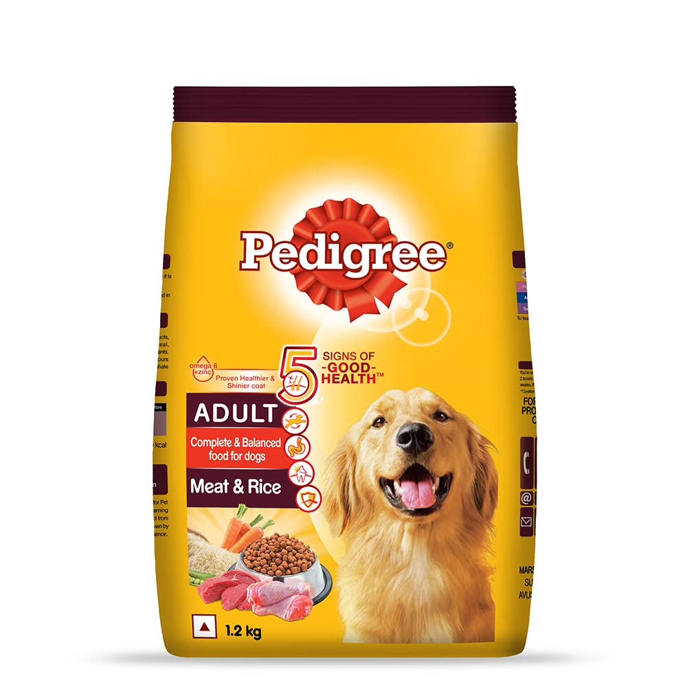 Pedigree Adult Meat & Rice | Dry Dog Food