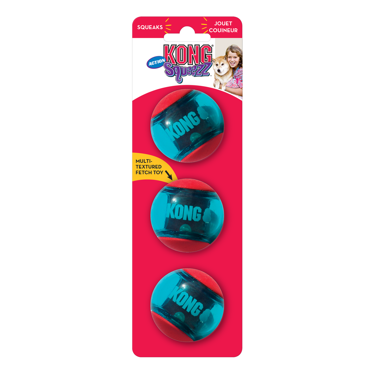 KONG Squeezz Action Ball